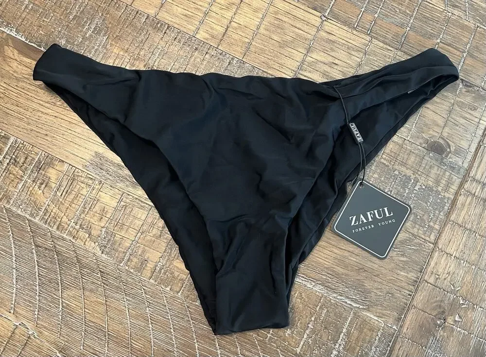 Zaful Bikini Bottom ONLY Size Large 8-10 NWT Vacation Beach Cruise Travel